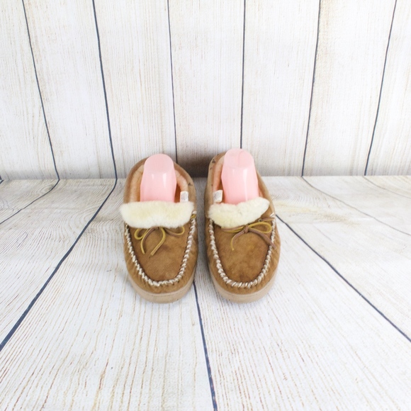 Appalachian Trail Shearling Loafer Slippers Sz 12 - Picture 3 of 8